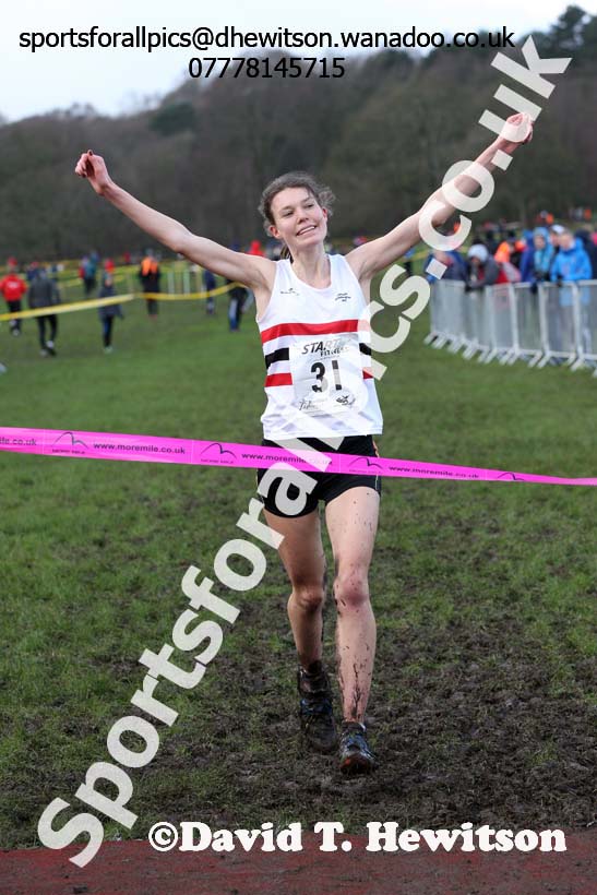 Womens under-20 Northern Cross Country Champs., Witton Park, Blackburn. Photo: David T. Hewitson/Sports for All Pics